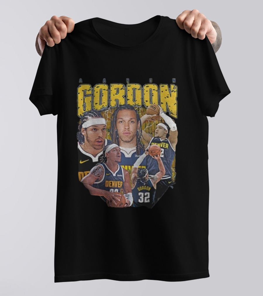 Aaron Gordon Denver Basketball MVP Highlights Plt என் 32 T-Shirt