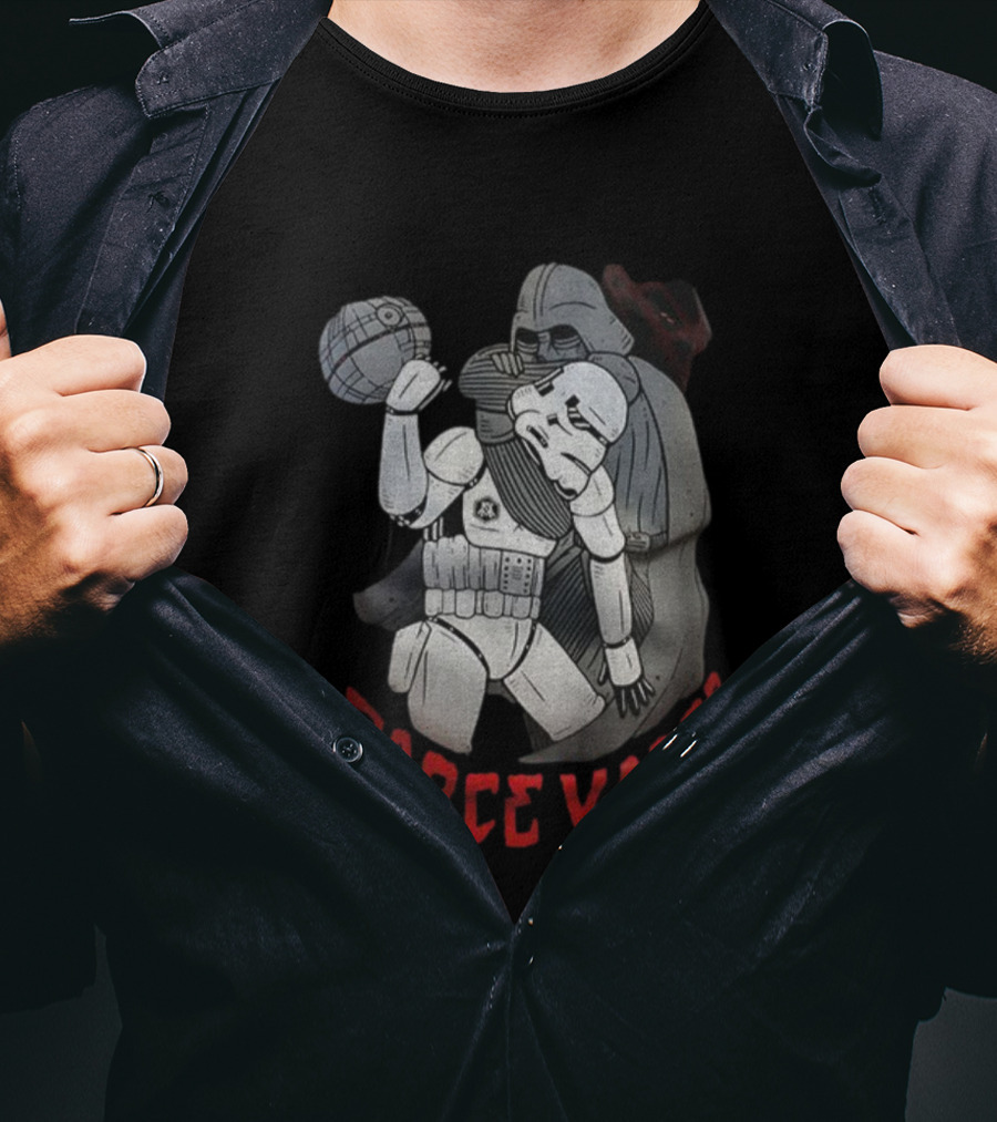 Darth Vader Stormtrooper Basketball Death Star Darth Vaper T-Shirt