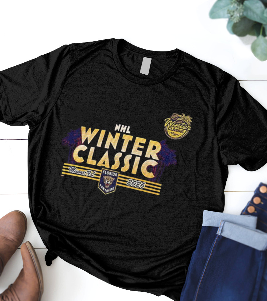 NHL Winter Classic 2026 Miami FL Florida Panthers T-Shirt