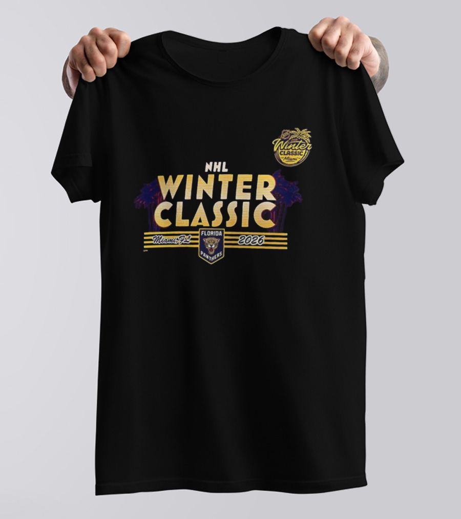 NHL Winter Classic 2026 Miami FL Florida Panthers T-Shirt