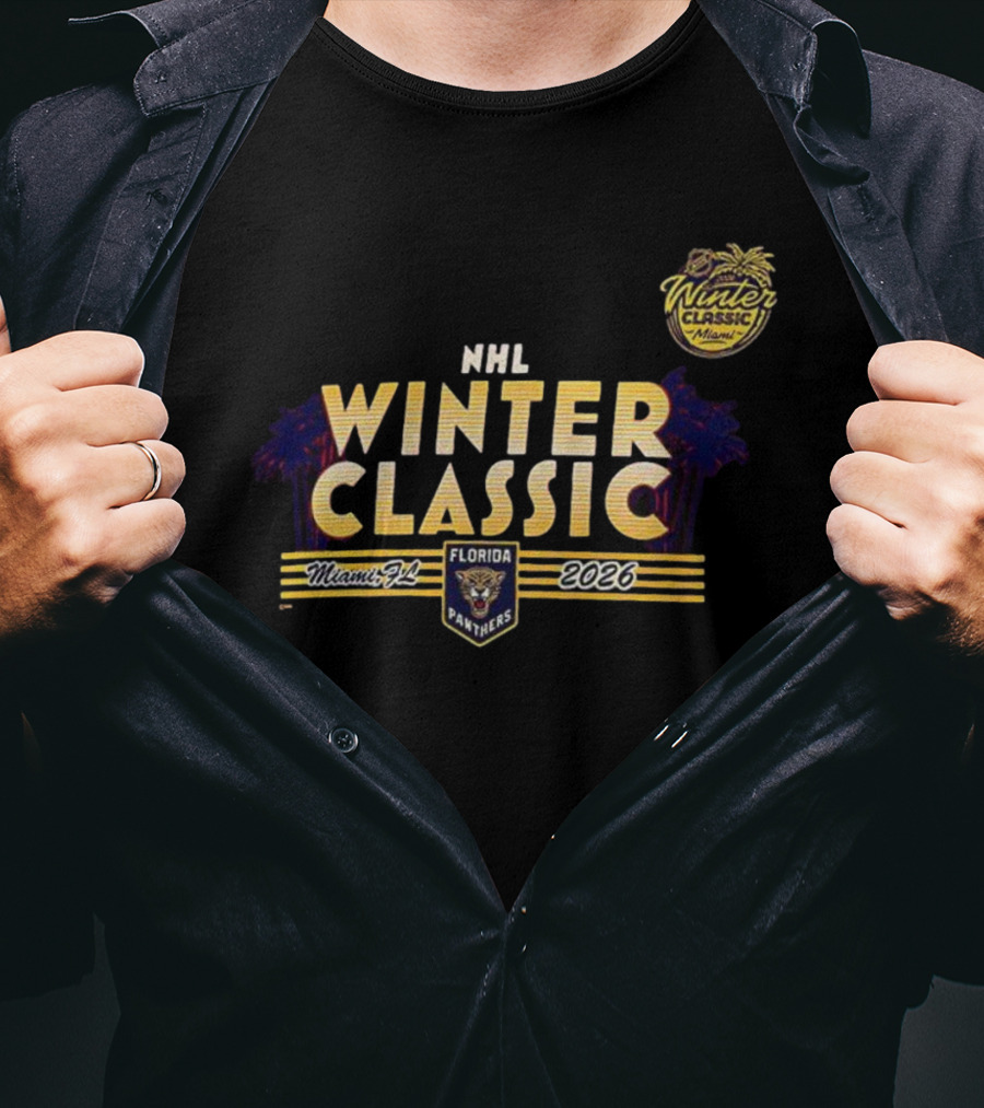 NHL Winter Classic 2026 Miami FL Florida Panthers T-Shirt