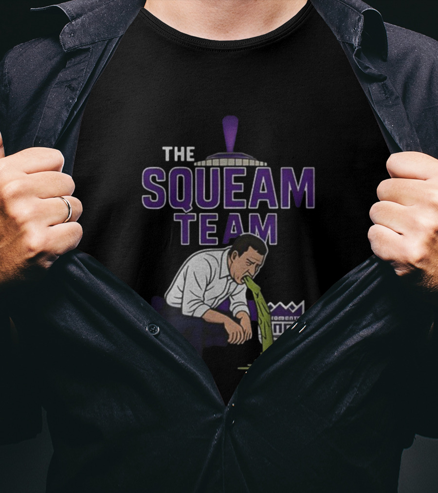 Sacramento Kings The Squeam Team Basketball 2025 T-Shirt