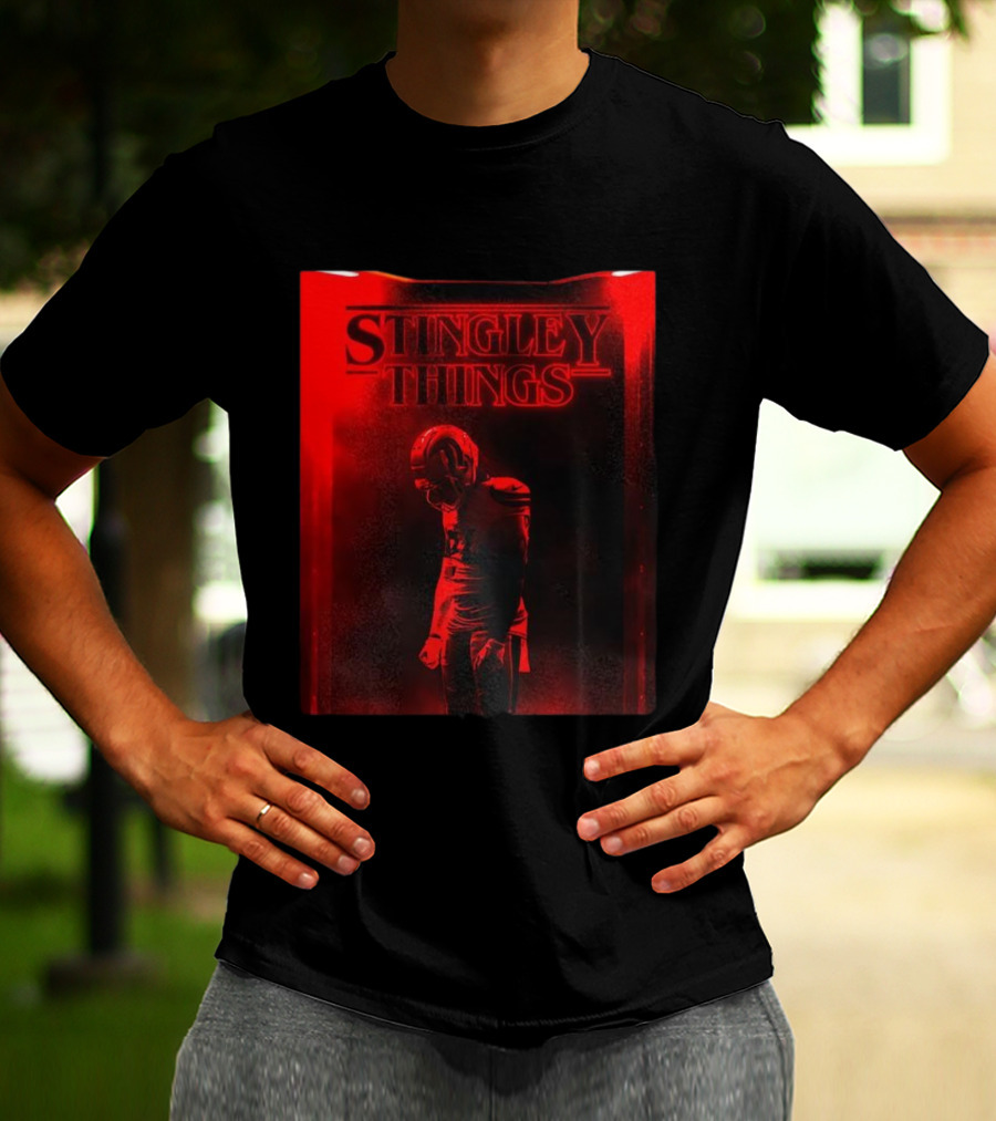 Stingley Things Derek Stingley Jr Houston Texans NFL Meets Stranger Things T-Shirt