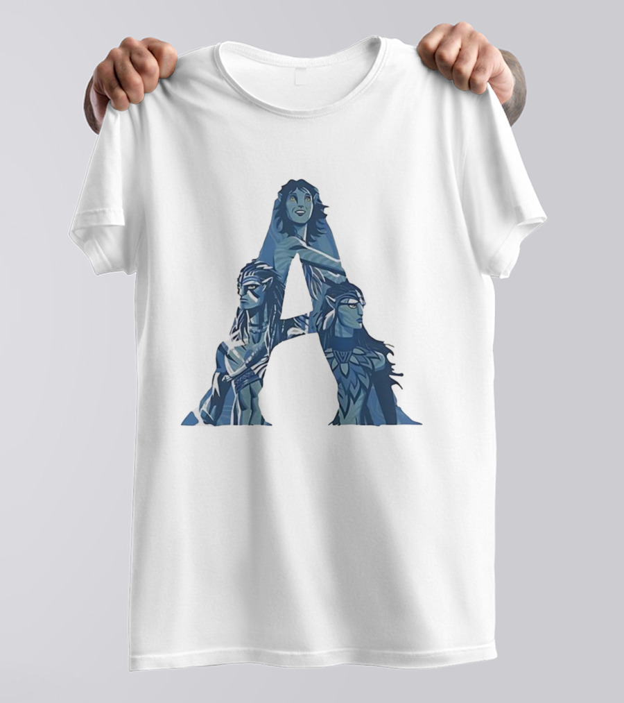 Avatar Character Collage Shaped As A T-Shirt