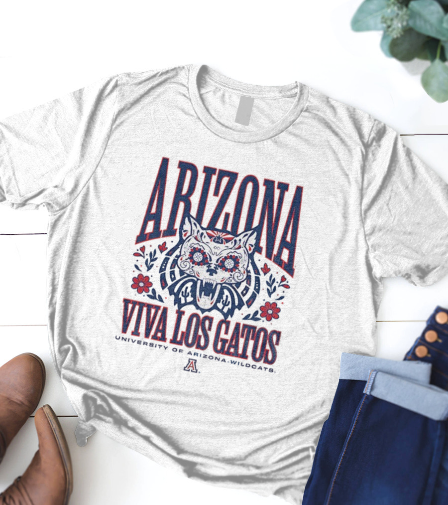 Arizona Wildcats Viva Los Gatos University Of Arizona Wildcats T-Shirt