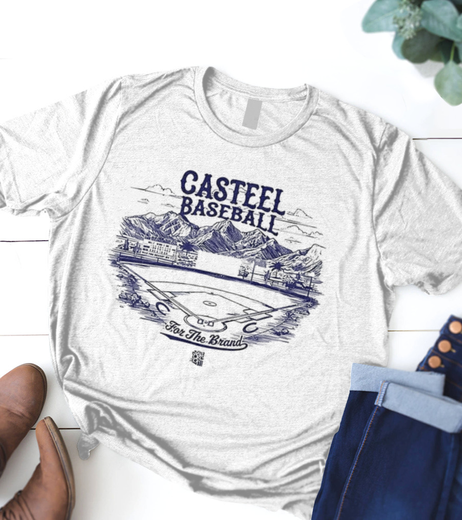 Casteel Baseball For The Brand Field 2023 Playball Catch T-Shirt