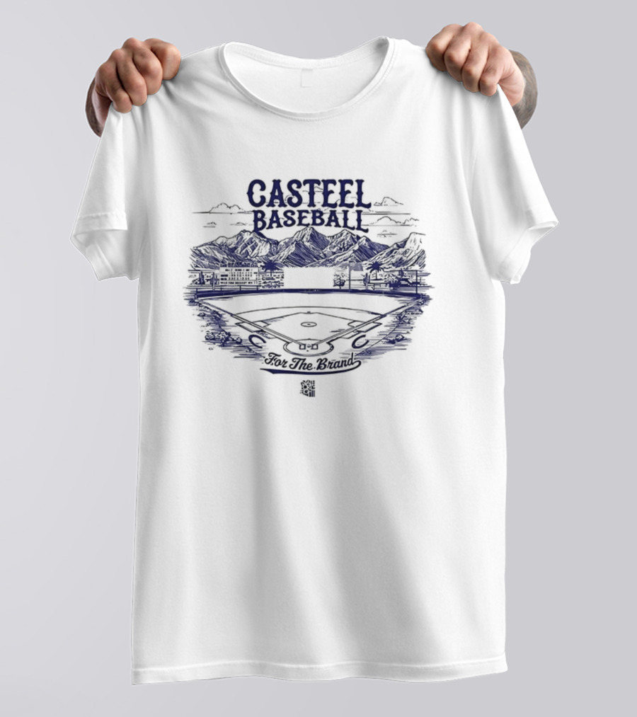 Casteel Baseball For The Brand Field 2023 Playball Catch T-Shirt