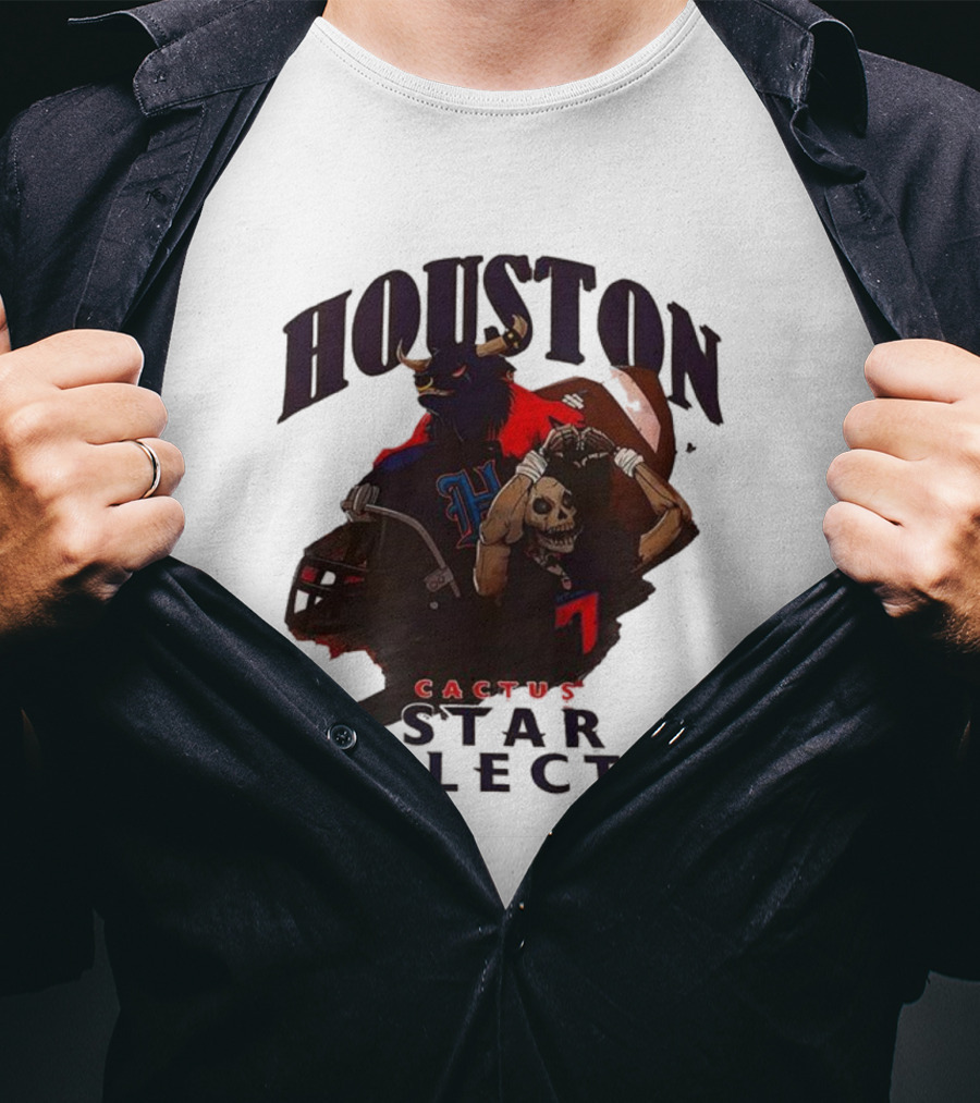 Houston Texans Cactus Star Collective NFL Matchup Theme T-Shirt
