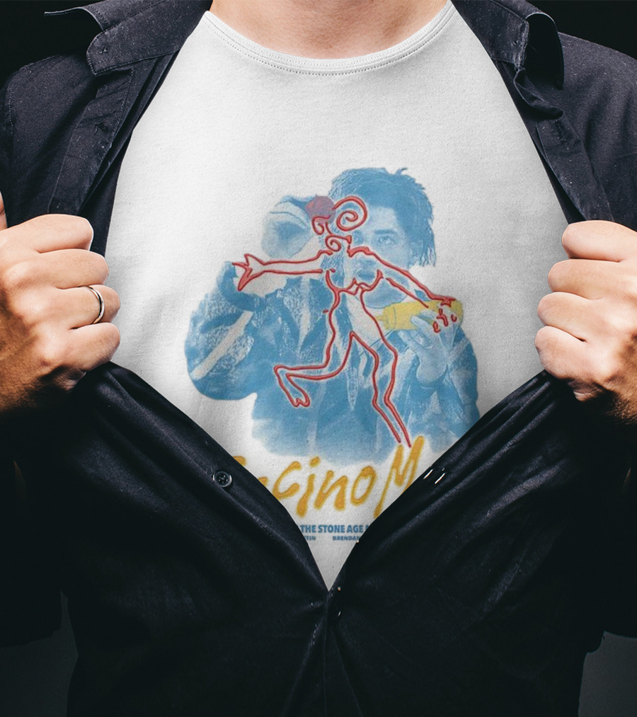 Encino Man 1992 Stone Age Meets The Rock Age Vintage Style T-Shirt