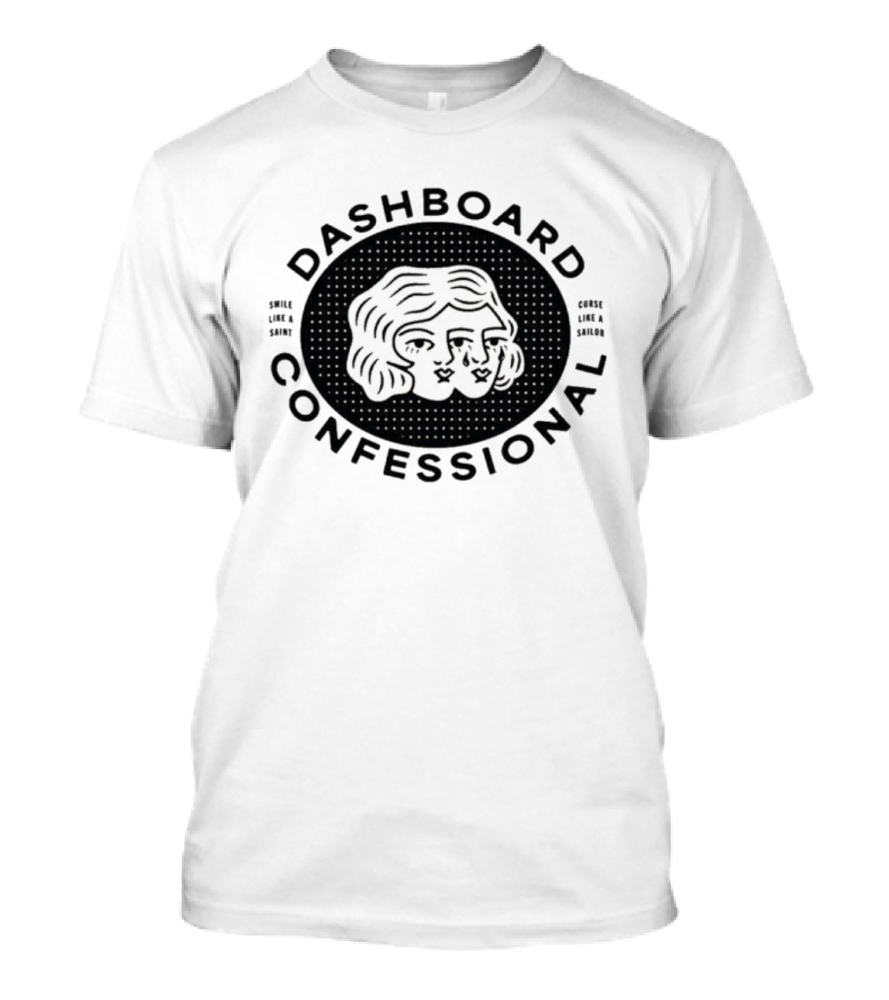 Dashboard Confessional Two-Faced Smile Like A Saint Curse Like A Sailor T-Shirt