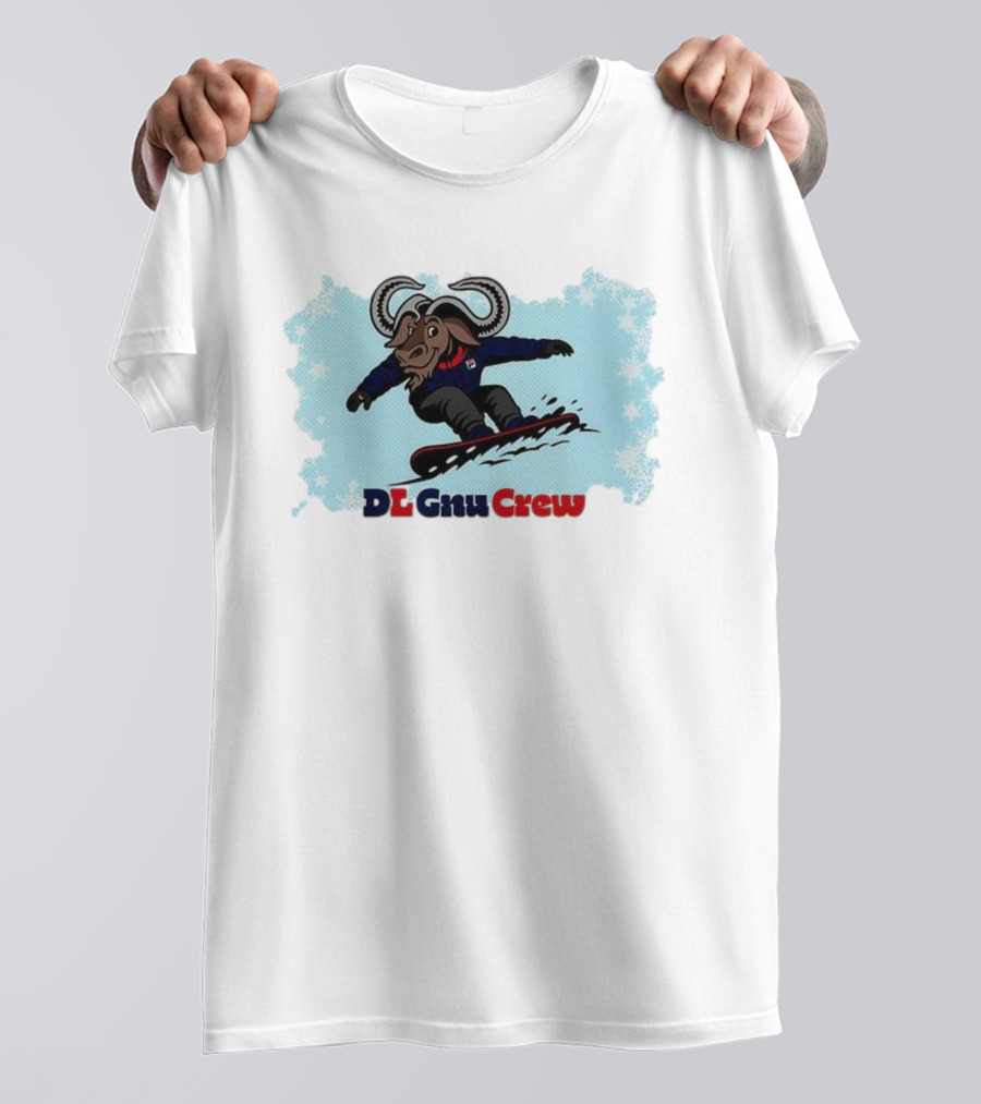 DL Gnu Crew Snowboarding Adventure T-Shirt