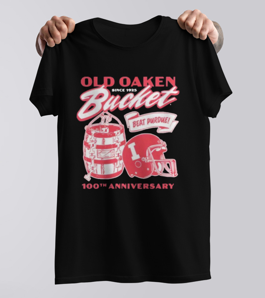 Old Oaken Bucket Since 1925 Beat Purdue 100th Anniversary Indiana Hoosiers T-Shirt