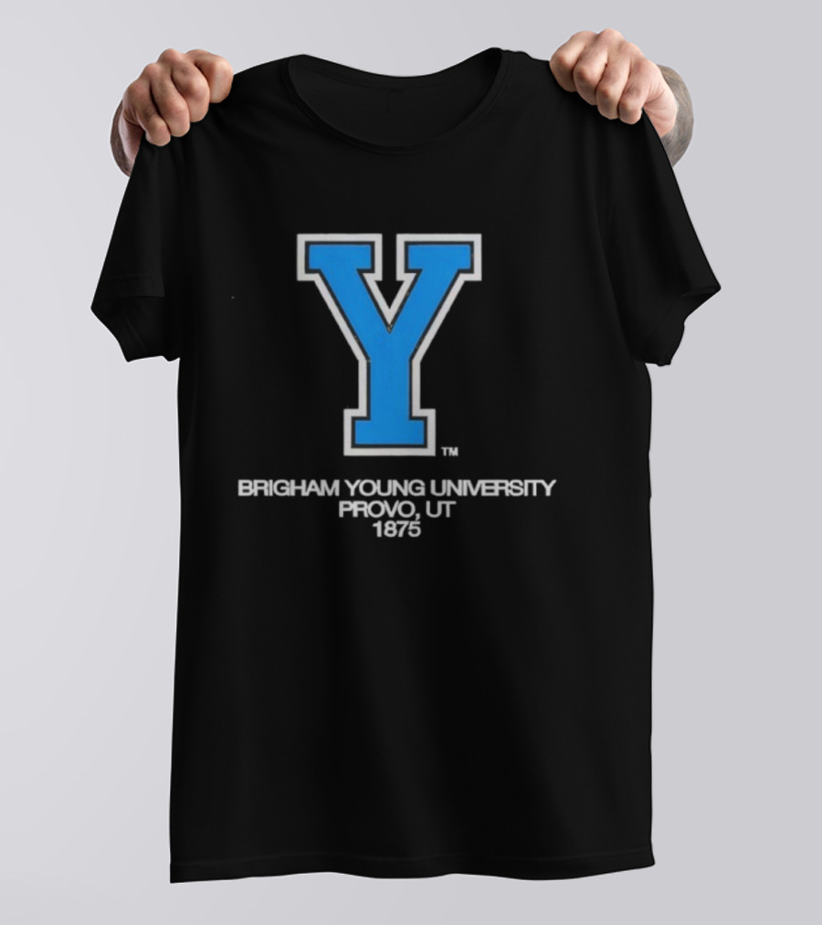 Brigham Young University Provo UT 1875 Y Logo T-Shirt