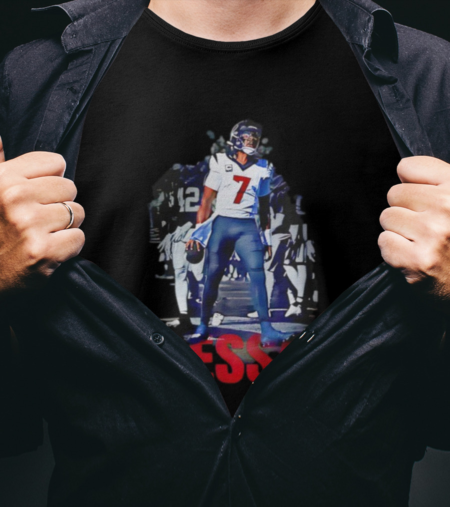 Cj Stroud Blessan Number 7 Houston Texans Football T-Shirt