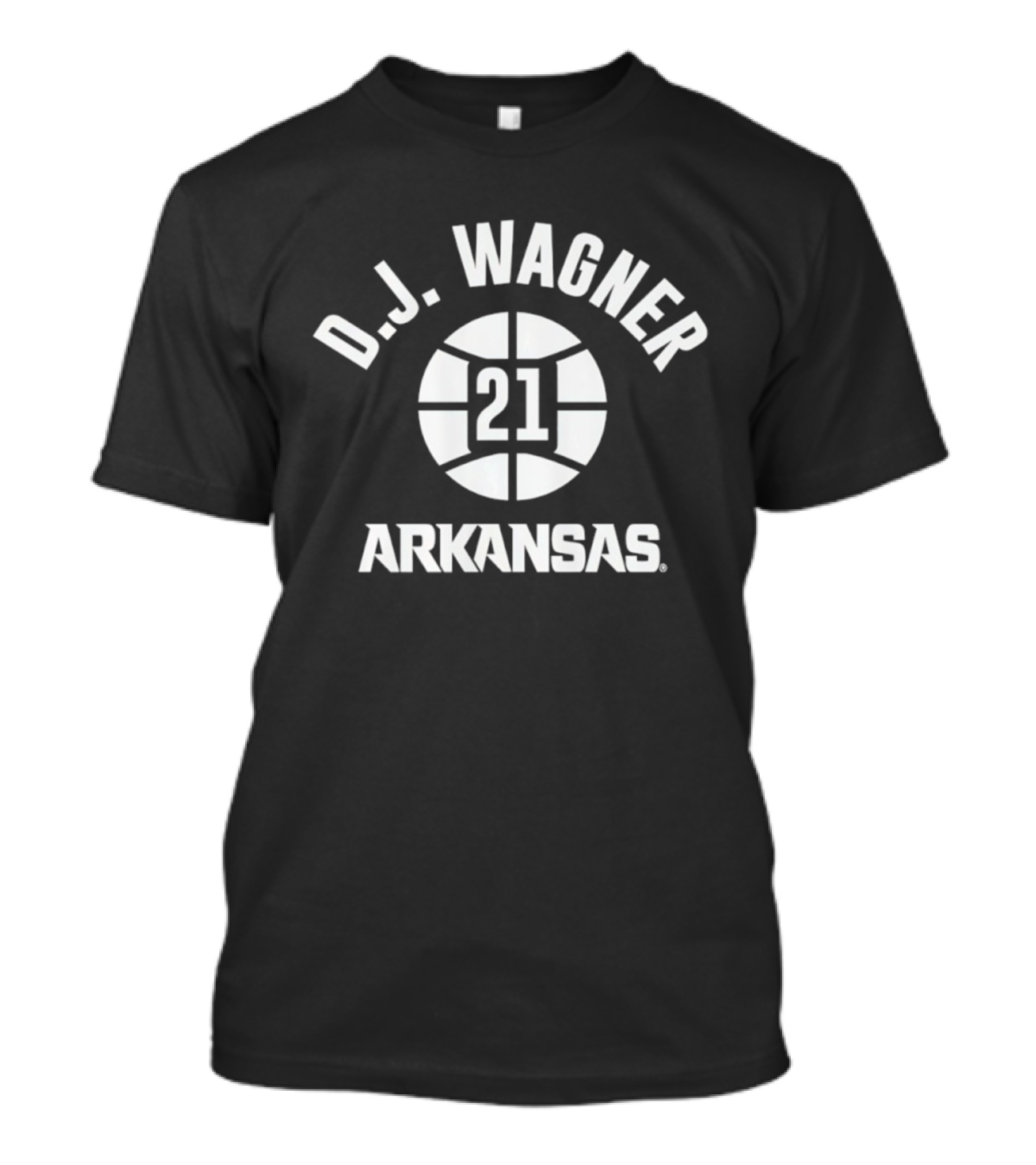 D.J. Wagner 21 Arkansas Basketball T-Shirt