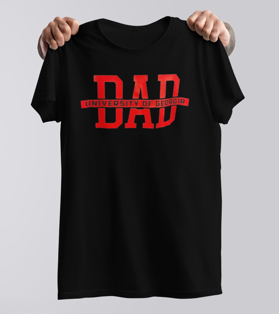 Dad University Of Georgia Apparel T-Shirt