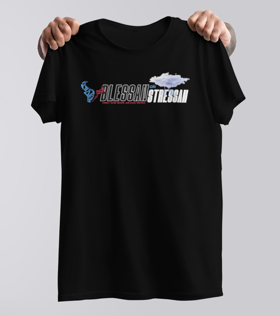 Houston Texans Blessan Or Stressan Football Theme T-Shirt