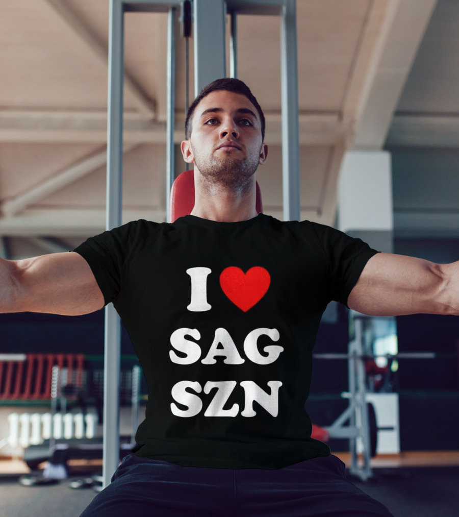 I Love Sagittarius Season Zodiac Enthusiast T-Shirt