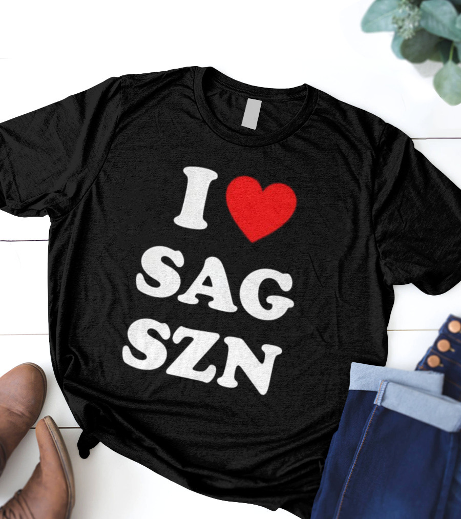 I Love Sagittarius Season Zodiac Enthusiast T-Shirt