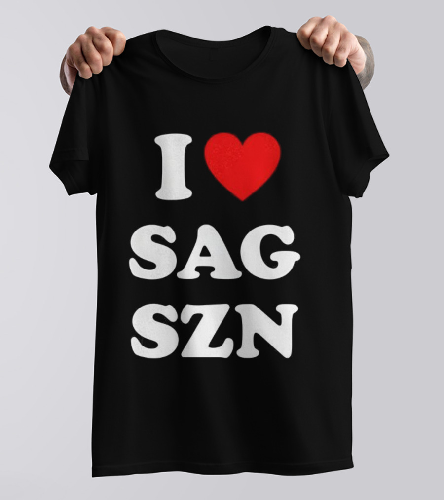 I Love Sagittarius Season Zodiac Enthusiast T-Shirt