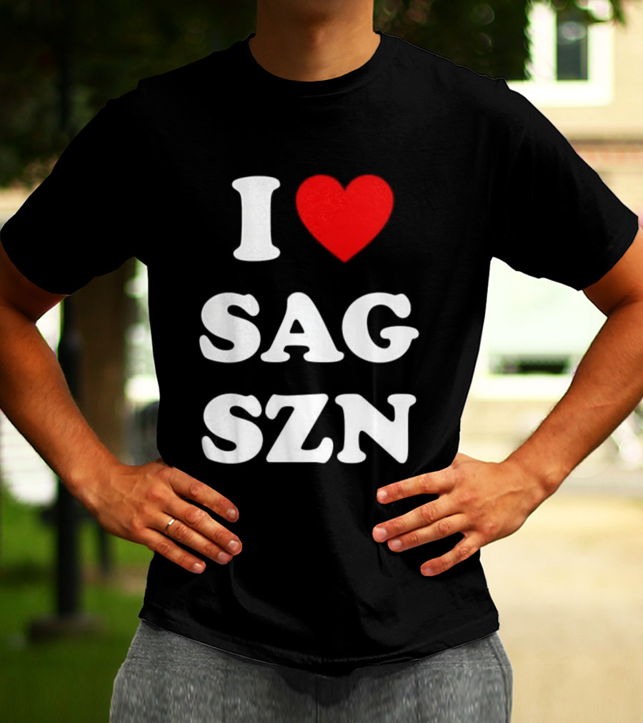 I Love Sagittarius Season Zodiac Enthusiast T-Shirt