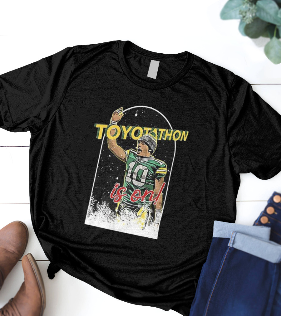 Toyotathon Is On Jordan Love Green Bay Packers Christmas T-Shirt
