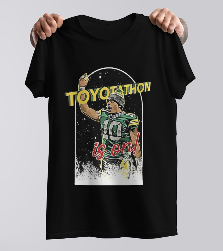 Toyotathon Is On Jordan Love Green Bay Packers Christmas T-Shirt