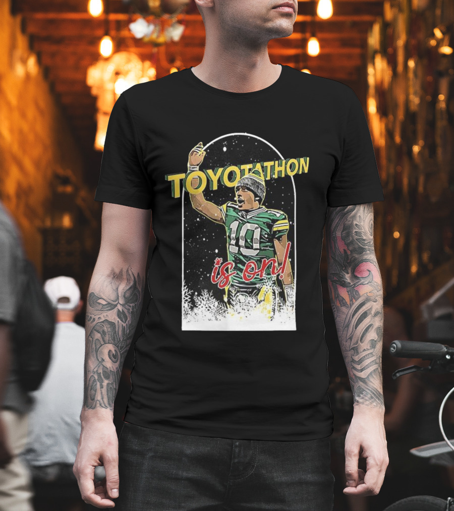 Toyotathon Is On Jordan Love Green Bay Packers Christmas T-Shirt