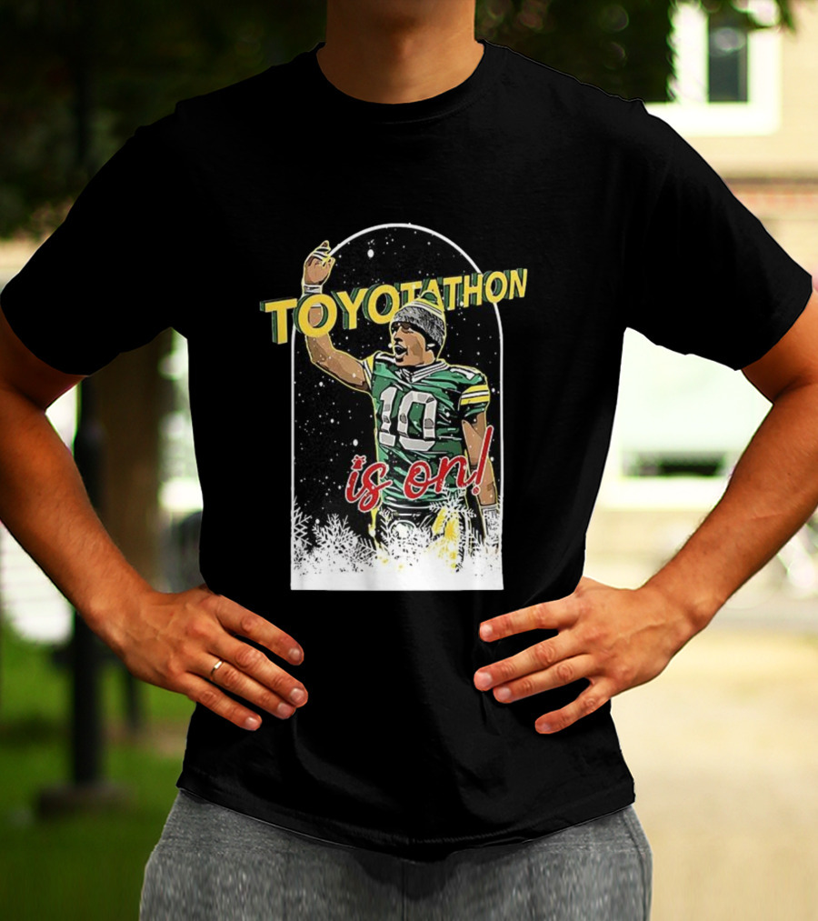 Toyotathon Is On Jordan Love Green Bay Packers Christmas T-Shirt