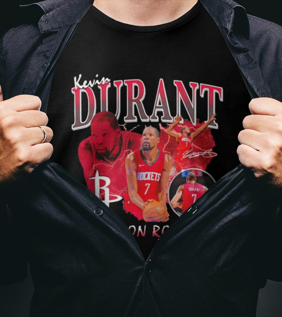 Kevin Durant Rockets 7 Basketball Player Houston T-Shirt
