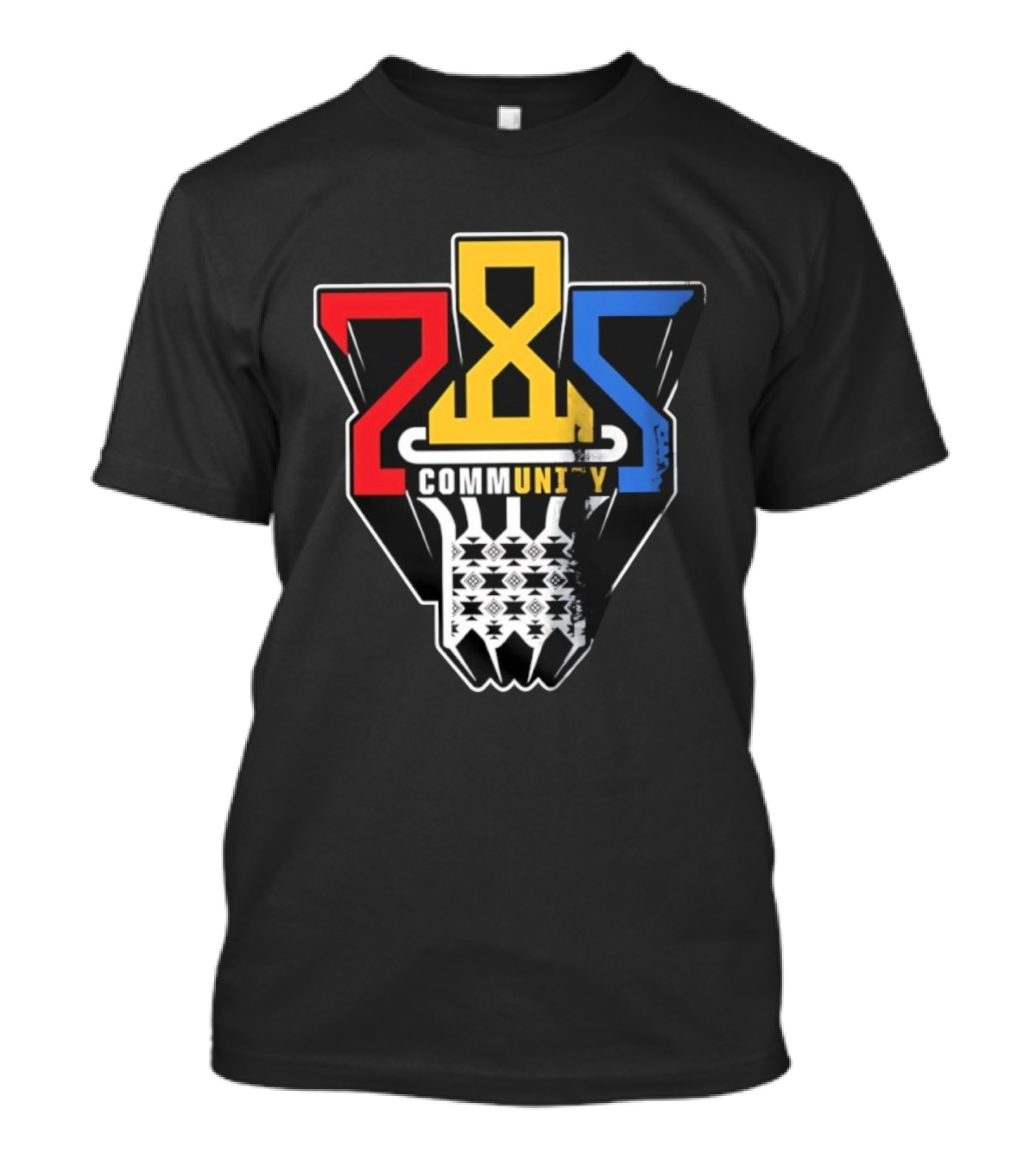 Community 28S Kansas Jayhawks Basketball T-Shirt