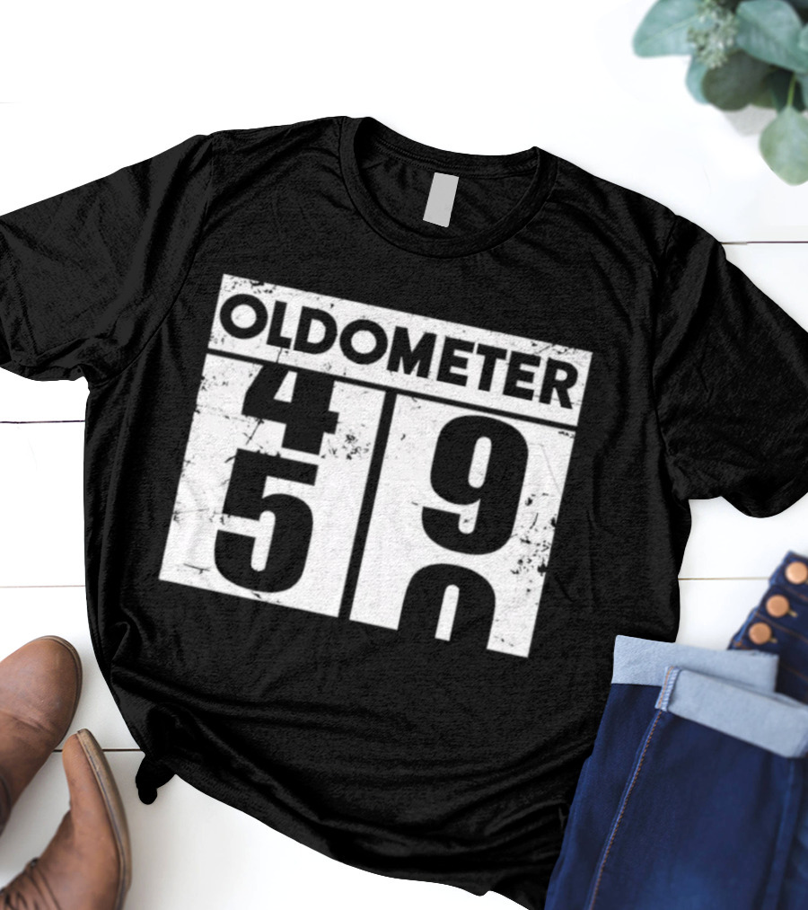 Oldometer 45 90 Milestone Celebration T-Shirt