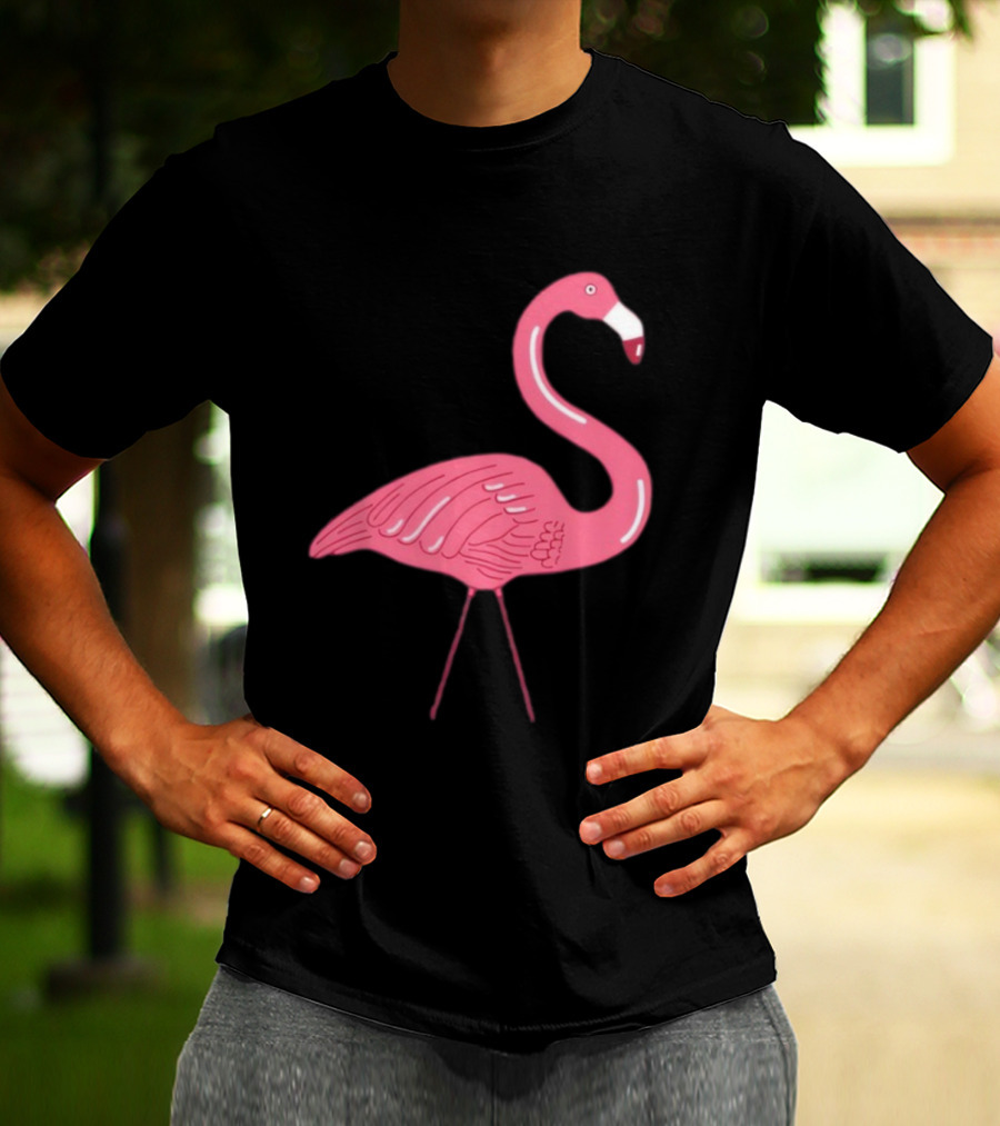 Plastic Flamingo Pink Retro Lawn Ornament T-Shirt