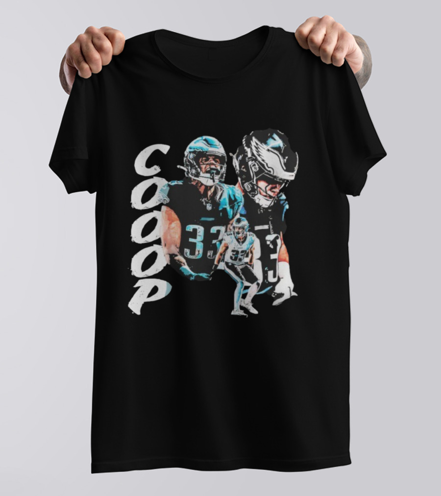 Philadelphia Eagles Coop 33 Football Player T-Shirt