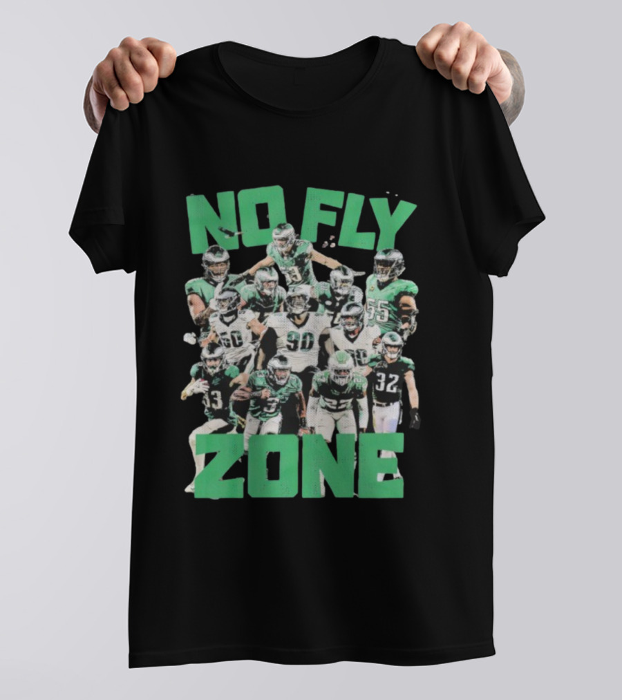 Philadelphia Eagles No Fly Zone Players Team Spirit T-Shirt