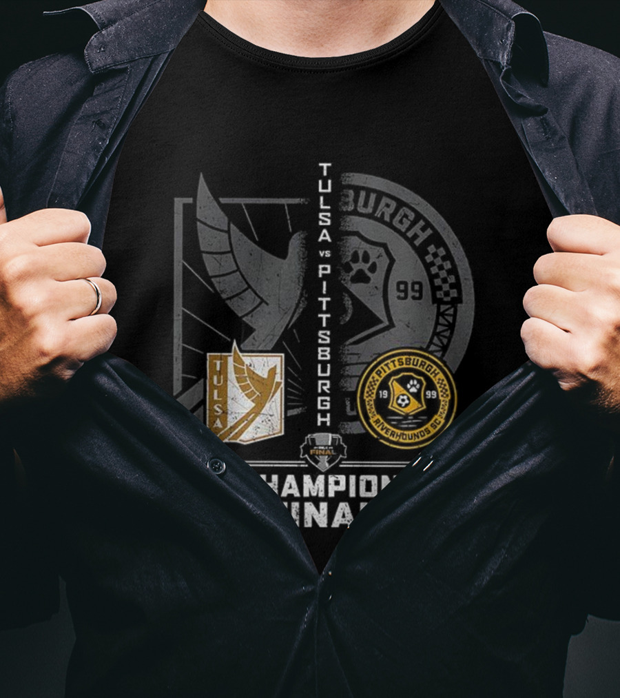 Tulsa Vs Pittsburgh USL Championship Final 2025 T-Shirt