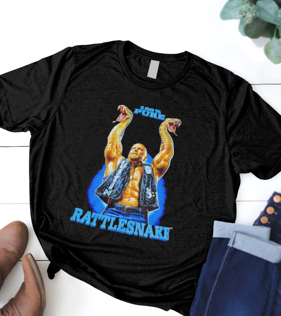 Stone Cold Steve Austin 100% Pure Rattlesnake T-Shirt