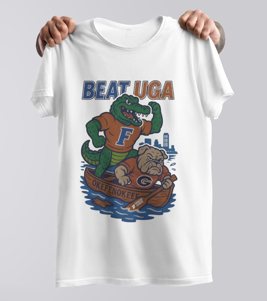 Beat UGA Florida Gators Vs Georgia Bulldogs Okefenokee Rivalry T-Shirt
