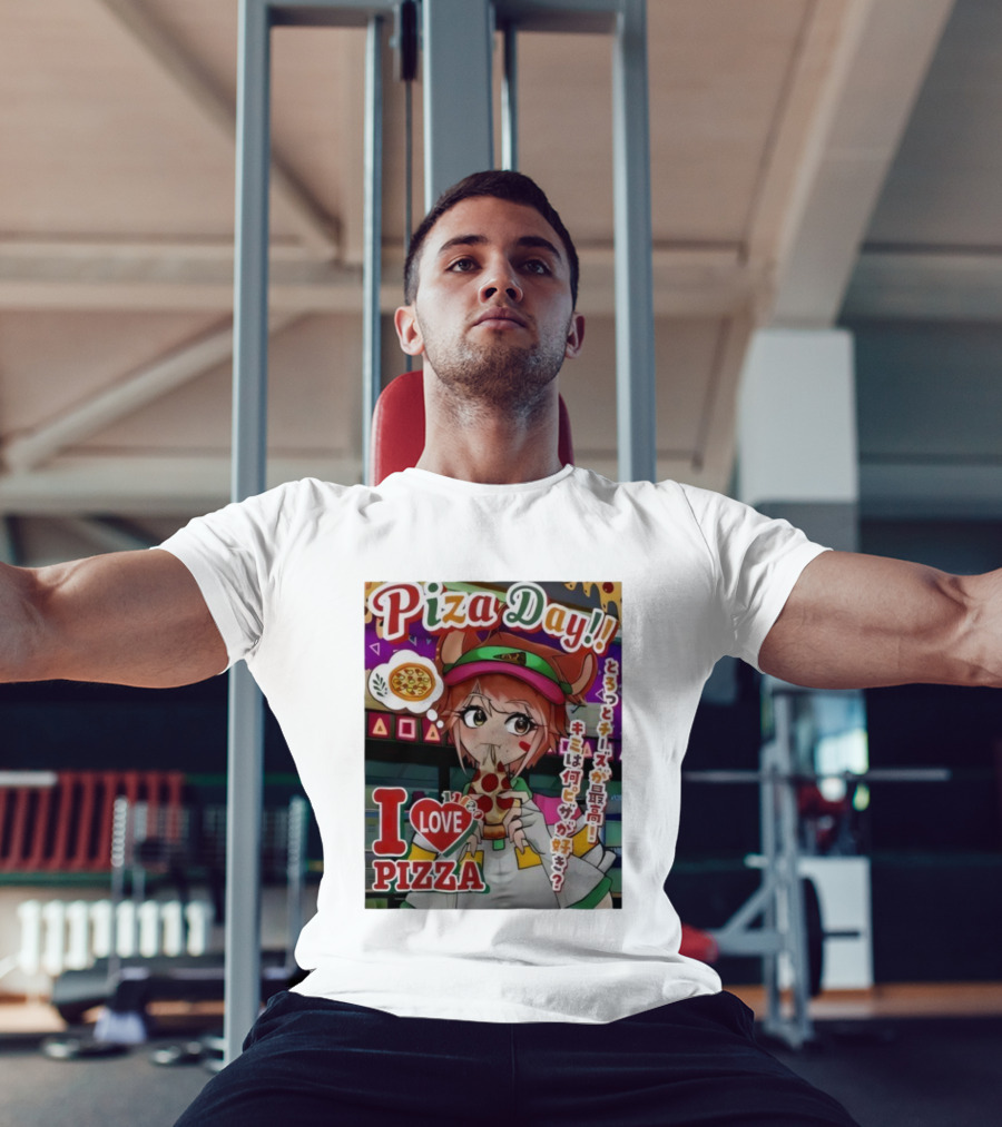 Pizza Day I Love Pizza Bitcoin Pizza Day Anime Laszlo Hanyecz T-Shirt