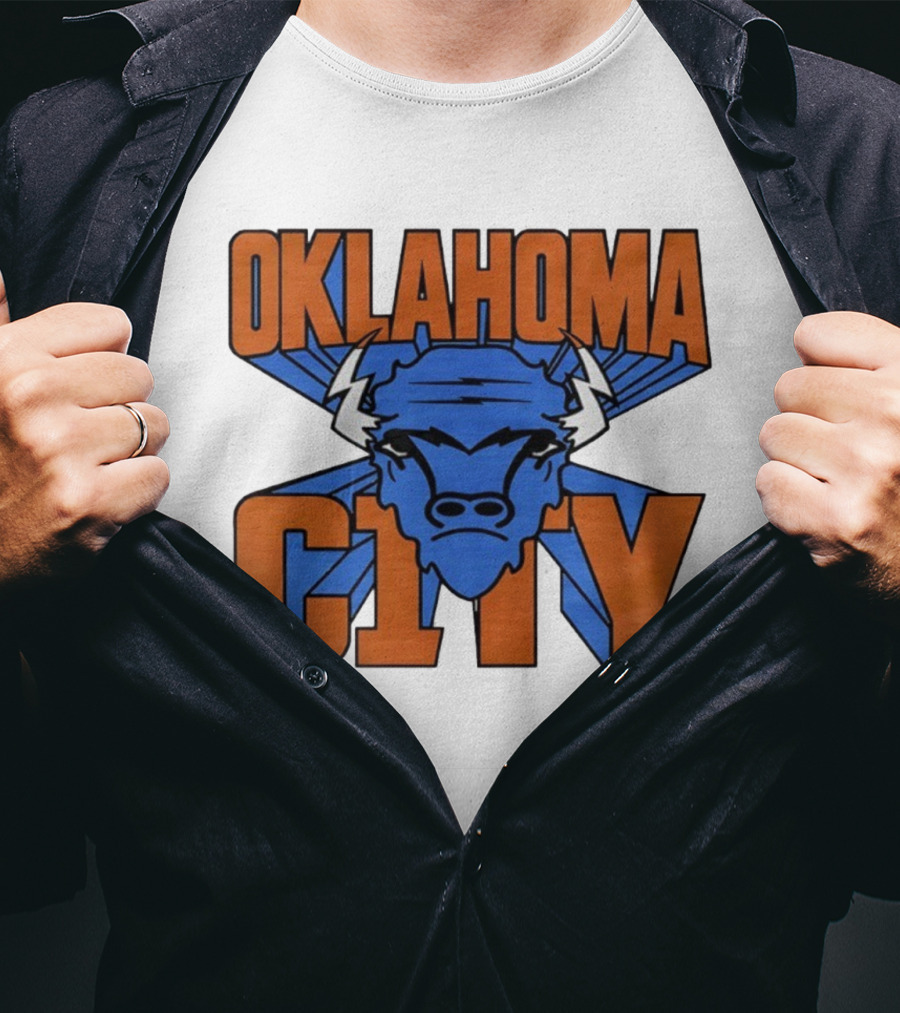 Oklahoma City Thunder Rumble The Bison Basketball Team T-Shirt