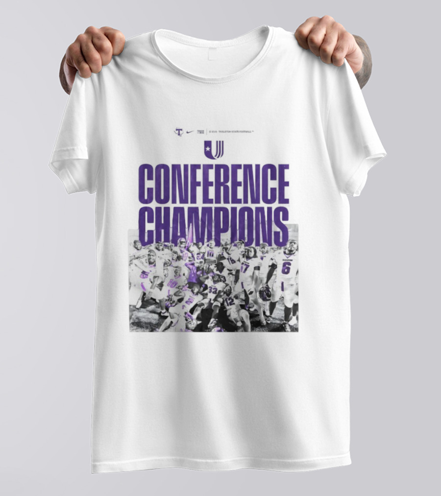 Tarleton State Texans Conference Champions Football Team Celebration T-Shirt
