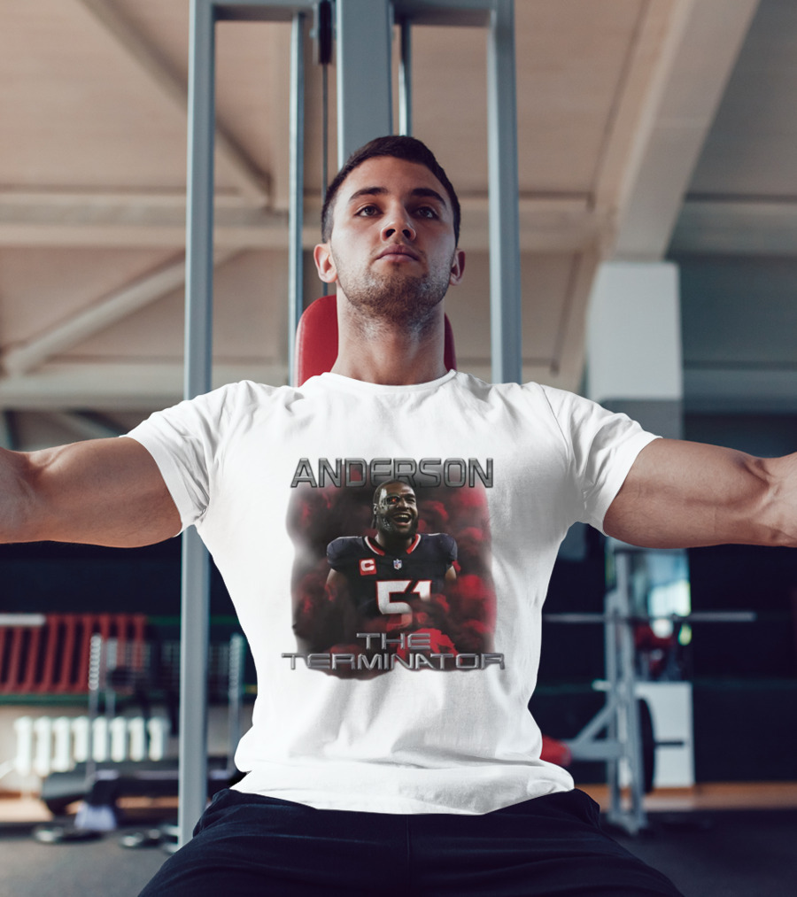 ANDERSON 51 THE TERMINATOR NFL FOOTBALL T-Shirt