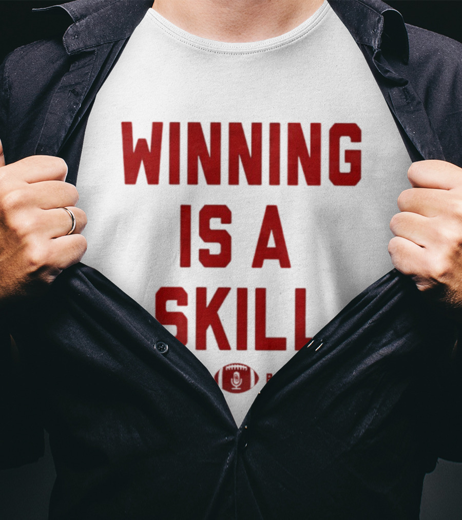 Winning Is A Skill Oklahoma Sooners Breakdown Football T-Shirt