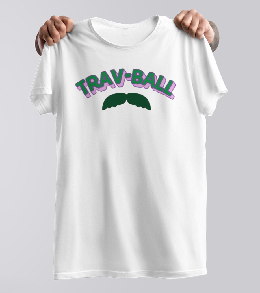 Trav-Ball Moustache T-Shirt