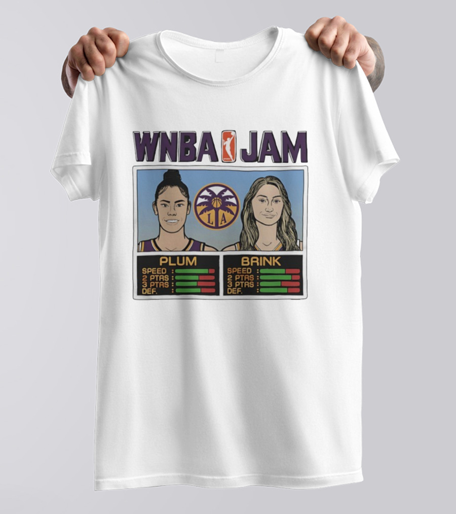 WNBA Jam Los Angeles Sparks Cameron Brink Kelsey Plum T-Shirt