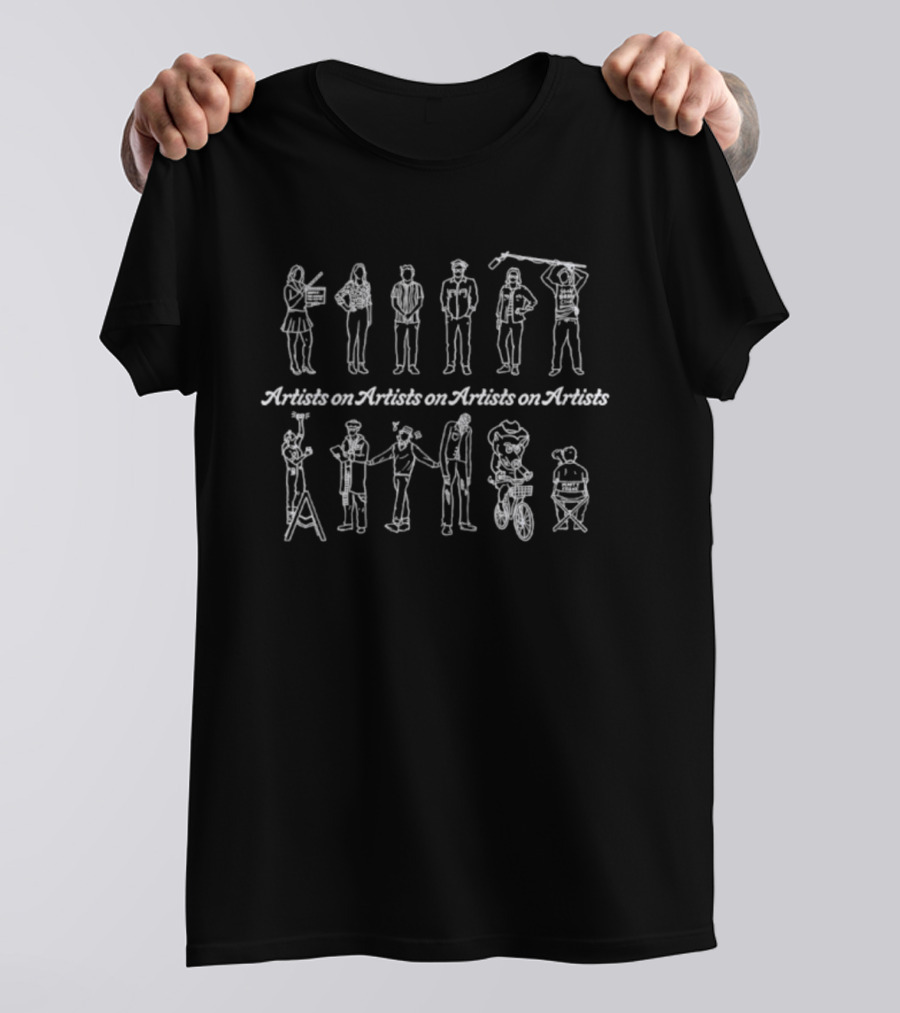 Artists On Artists On Artists On Creative Professions Silhouettes T-Shirt