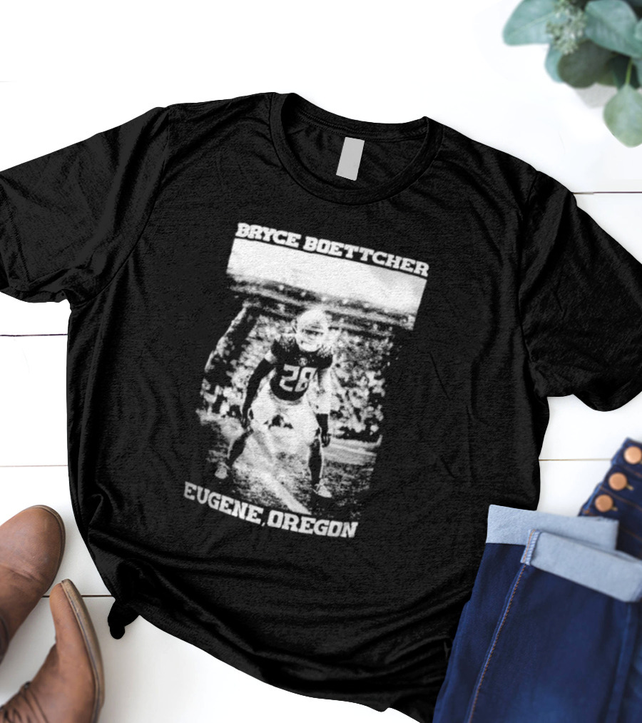 Bryce Boettcher Eugene Oregon 35 Football T-Shirt