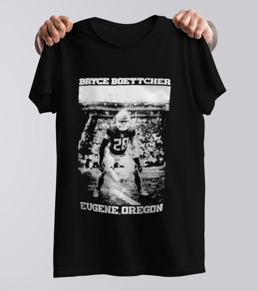 Bryce Boettcher Eugene Oregon 35 Football T-Shirt