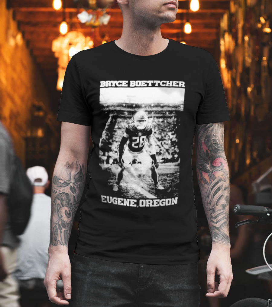 Bryce Boettcher Eugene Oregon 35 Football T-Shirt