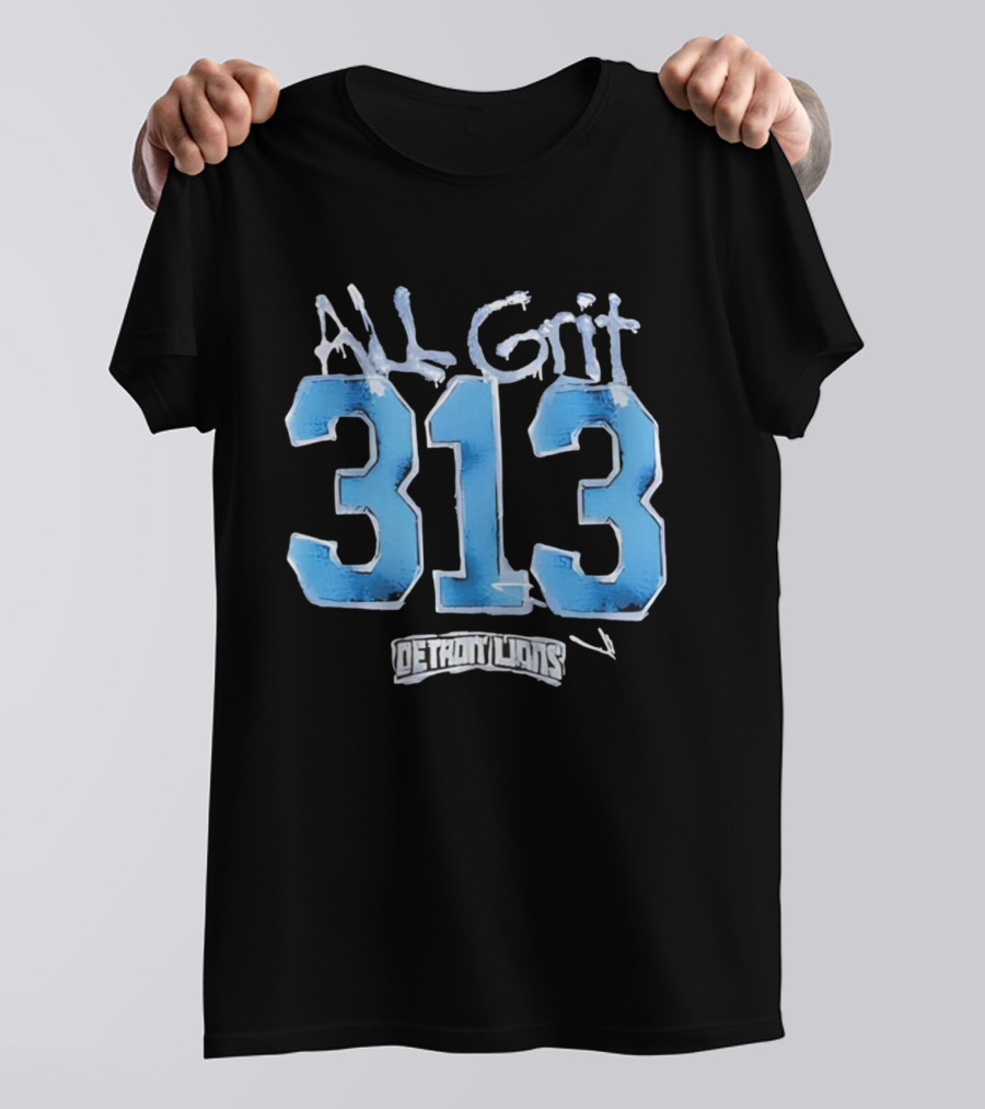 Detroit Lions All Grit 313 T-Shirt